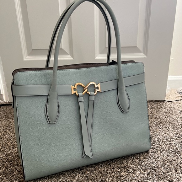 KATE SPADE baby blue medium satchel purse - Picture 8 of 8